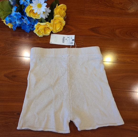 Zara Off White Knit Shirts Small - Picture 2 of 6